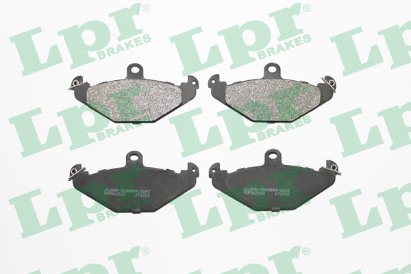 Jeu de 4 plaquettes de frein arrière LPR 05P427 - OtoParts.ma