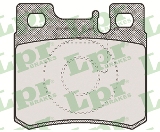 Jeu de 4 plaquettes de frein arrière LPR 05P428 - OtoParts.ma