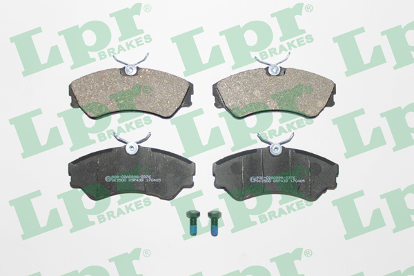 Jeu de 4 plaquettes de frein avant LPR 05P439 - OtoParts.ma