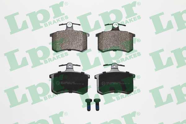 Jeu de 4 plaquettes de frein arrière LPR 05P440 - OtoParts.ma
