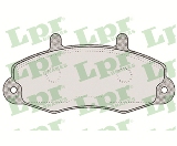 Jeu de 4 plaquettes de frein avant LPR 05P481 - OtoParts.ma