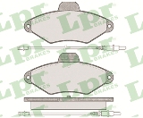 Jeu de 4 plaquettes de frein avant LPR 05P487 - OtoParts.ma