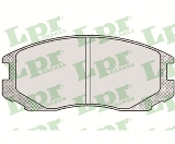 Jeu de 4 plaquettes de frein avant LPR 05P502 - OtoParts.ma