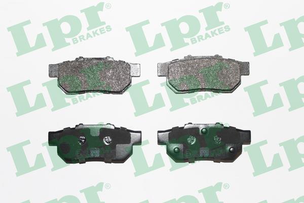 Jeu de 4 plaquettes de frein arrière LPR 05P505 - OtoParts.ma