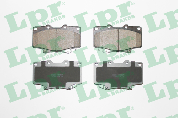Jeu de 4 plaquettes de frein avant LPR 05P537 - OtoParts.ma