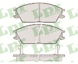 Jeu de 4 plaquettes de frein avant LPR 05P542 - OtoParts.ma