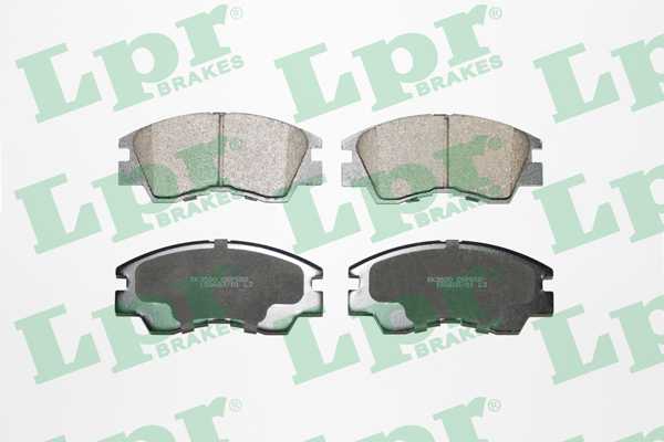 Jeu de 4 plaquettes de frein avant LPR 05P550 - OtoParts.ma
