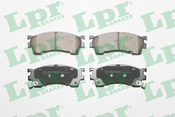 Jeu de 4 plaquettes de frein avant LPR 05P559 - OtoParts.ma