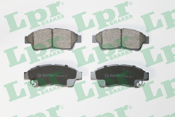 Jeu de 4 plaquettes de frein avant LPR 05P561 - OtoParts.ma