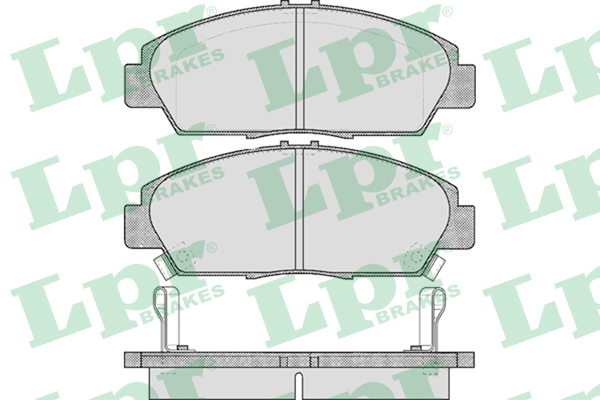 Jeu de 4 plaquettes de frein avant LPR 05P567 - OtoParts.ma