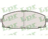 Jeu de 4 plaquettes de frein avant LPR 05P577 - OtoParts.ma