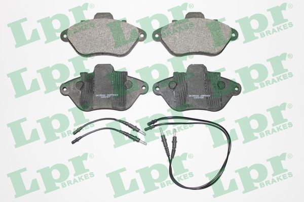 Jeu de 4 plaquettes de frein avant LPR 05P583 - OtoParts.ma