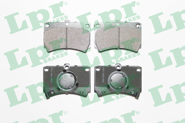 Jeu de 4 plaquettes de frein avant LPR 05P587 - OtoParts.ma