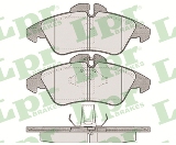 Jeu de 4 plaquettes de frein avant LPR 05P608 - OtoParts.ma