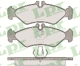 Jeu de 4 plaquettes de frein arrière LPR 05P609 - OtoParts.ma