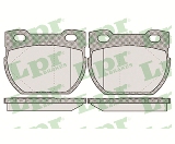 Jeu de 4 plaquettes de frein arrière LPR 05P611 - OtoParts.ma