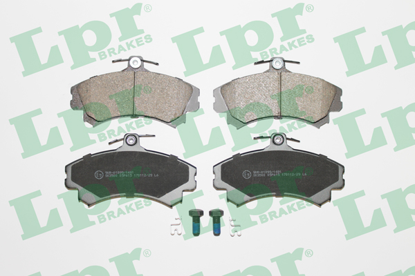 Jeu de 4 plaquettes de frein avant LPR 05P615 - OtoParts.ma