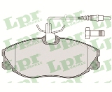Jeu de 4 plaquettes de frein avant LPR 05P620 - OtoParts.ma