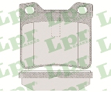 Jeu de 4 plaquettes de frein arrière LPR 05P622 - OtoParts.ma