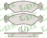 Jeu de 4 plaquettes de frein avant LPR 05P625 - OtoParts.ma