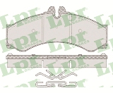 Jeu de 4 plaquettes de frein avant LPR 05P633 - OtoParts.ma