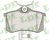 Jeu de 4 plaquettes de frein arrière LPR 05P634 - OtoParts.ma