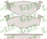Jeu de 4 plaquettes de frein avant LPR 05P638 - OtoParts.ma