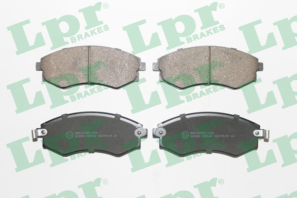 Jeu de 4 plaquettes de frein avant LPR 05P640 - OtoParts.ma