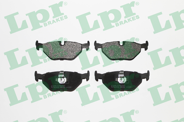 Jeu de 4 plaquettes de frein arrière LPR 05P650 - OtoParts.ma