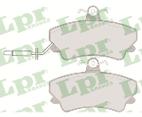 Jeu de 4 plaquettes de frein avant LPR 05P653 - OtoParts.ma