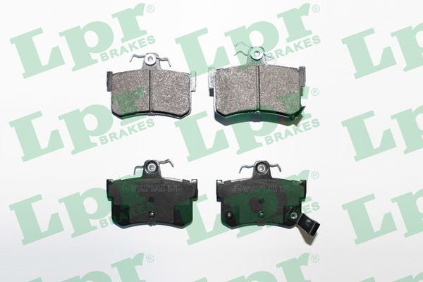 Jeu de 4 plaquettes de frein arrière LPR 05P654 - OtoParts.ma