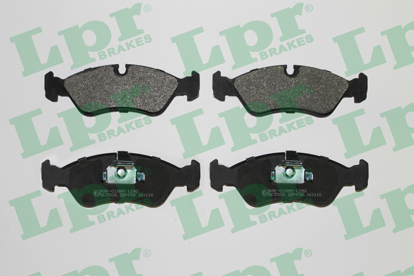 Jeu de 4 plaquettes de frein avant LPR 05P656 - OtoParts.ma