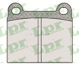 Jeu de 4 plaquettes de frein avant LPR 05P659 - OtoParts.ma