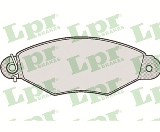 Jeu de 4 plaquettes de frein avant LPR 05P662 - OtoParts.ma