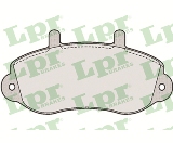 Jeu de 4 plaquettes de frein avant LPR 05P663 - OtoParts.ma