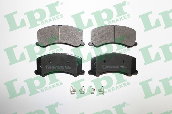 Jeu de 4 plaquettes de frein avant LPR 05P665 - OtoParts.ma