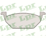 Jeu de 4 plaquettes de frein avant LPR 05P668 - OtoParts.ma