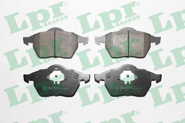 Jeu de 4 plaquettes de frein avant LPR 05P669 - OtoParts.ma