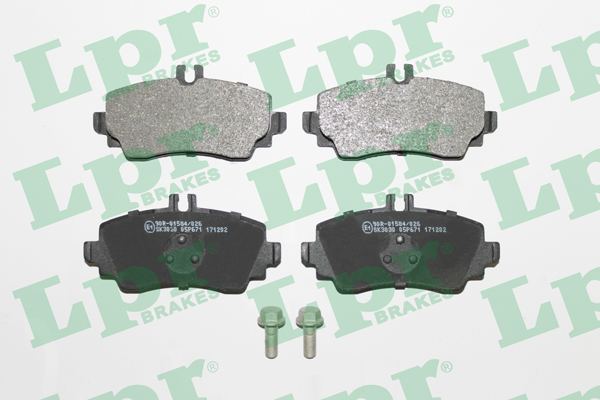 Jeu de 4 plaquettes de frein avant LPR 05P671 - OtoParts.ma