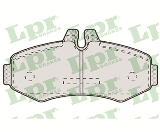 Jeu de 4 plaquettes de frein avant LPR 05P672 - OtoParts.ma