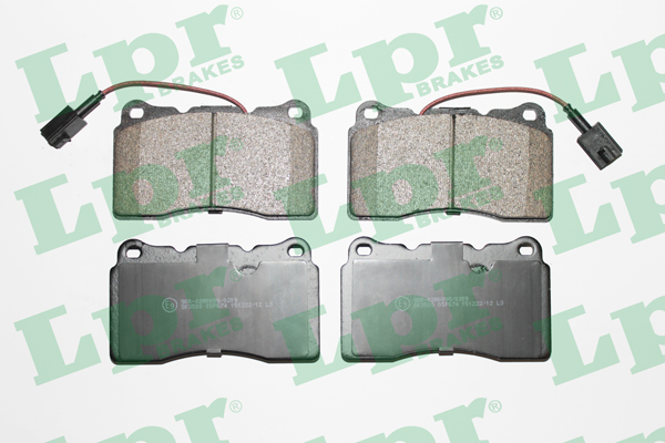 Jeu de 4 plaquettes de frein avant LPR 05P674