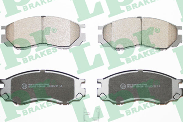 Jeu de 4 plaquettes de frein avant LPR 05P686 - OtoParts.ma