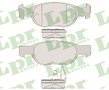 Jeu de 4 plaquettes de frein avant LPR 05P687 - OtoParts.ma