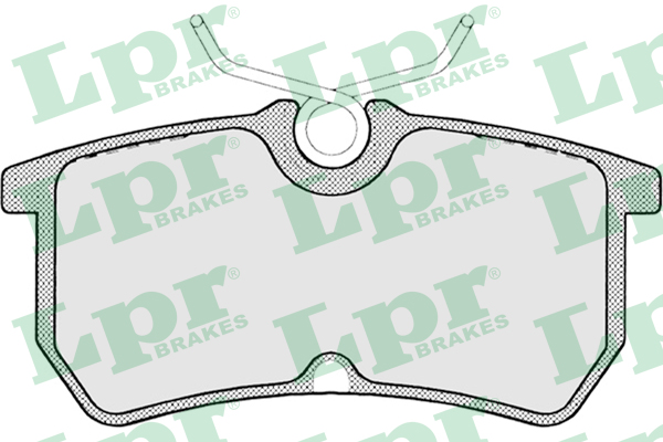 Jeu de 4 plaquettes de frein arrière LPR 05P697 - OtoParts.ma