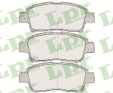 Jeu de 4 plaquettes de frein avant LPR 05P700 - OtoParts.ma