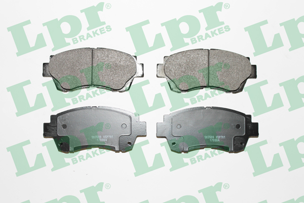 Jeu de 4 plaquettes de frein avant LPR 05P701 - OtoParts.ma