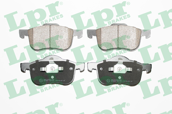 Jeu de 4 plaquettes de frein avant LPR 05P704 - OtoParts.ma