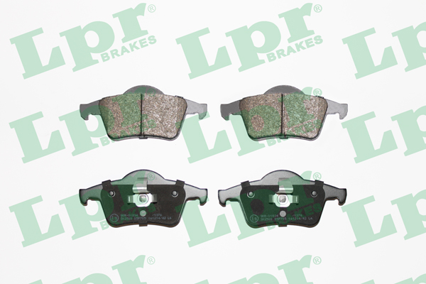 Jeu de 4 plaquettes de frein avant LPR 05P705 - OtoParts.ma