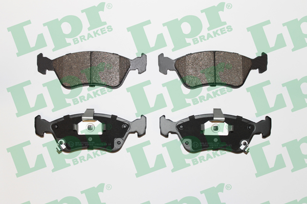 Jeu de 4 plaquettes de frein avant LPR 05P709 - OtoParts.ma