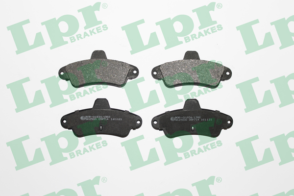 Jeu de 4 plaquettes de frein arrière LPR 05P714 - OtoParts.ma